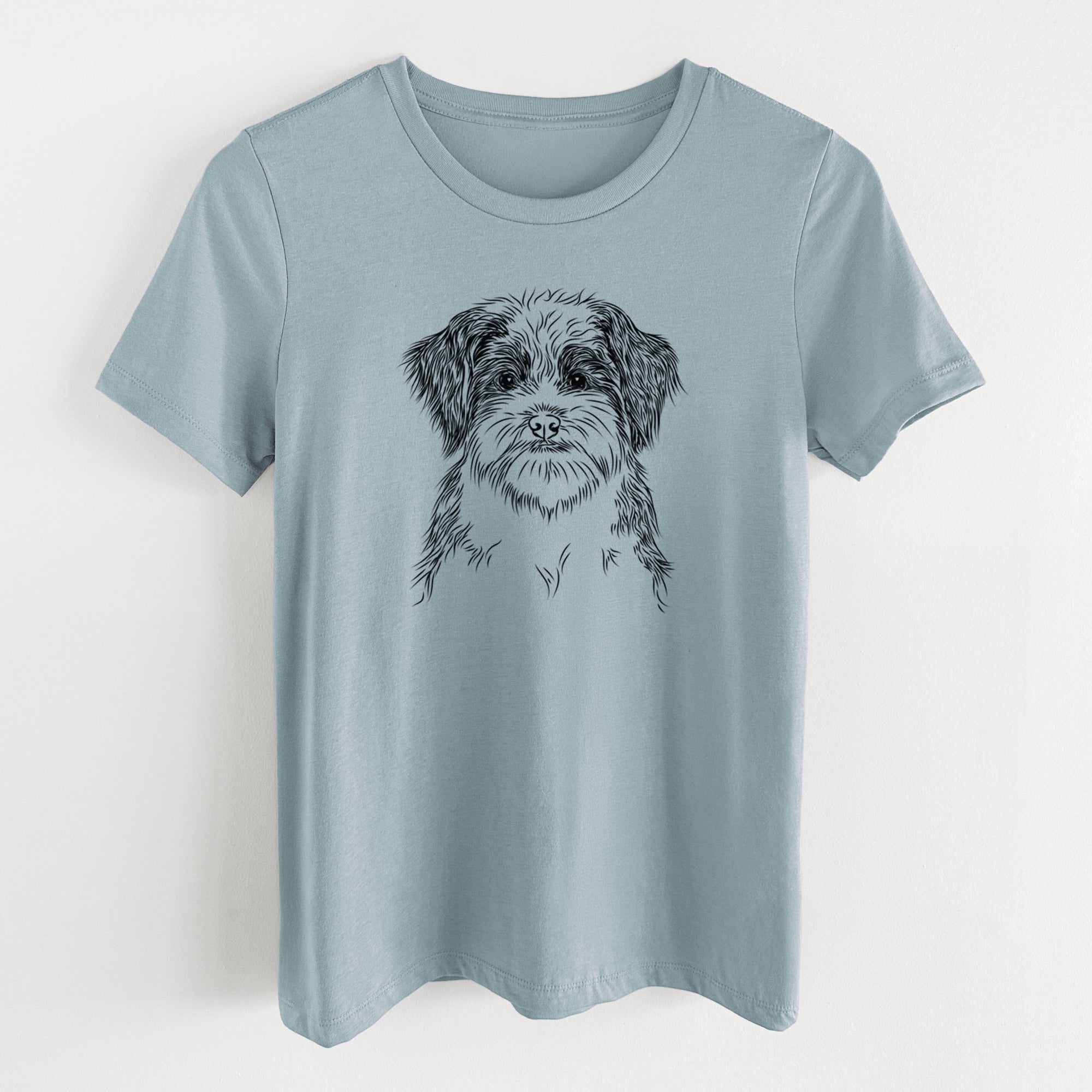 Bare Asa the Havanese - Women's Lightweight Relaxed Fit 100% Cotton Crewneck