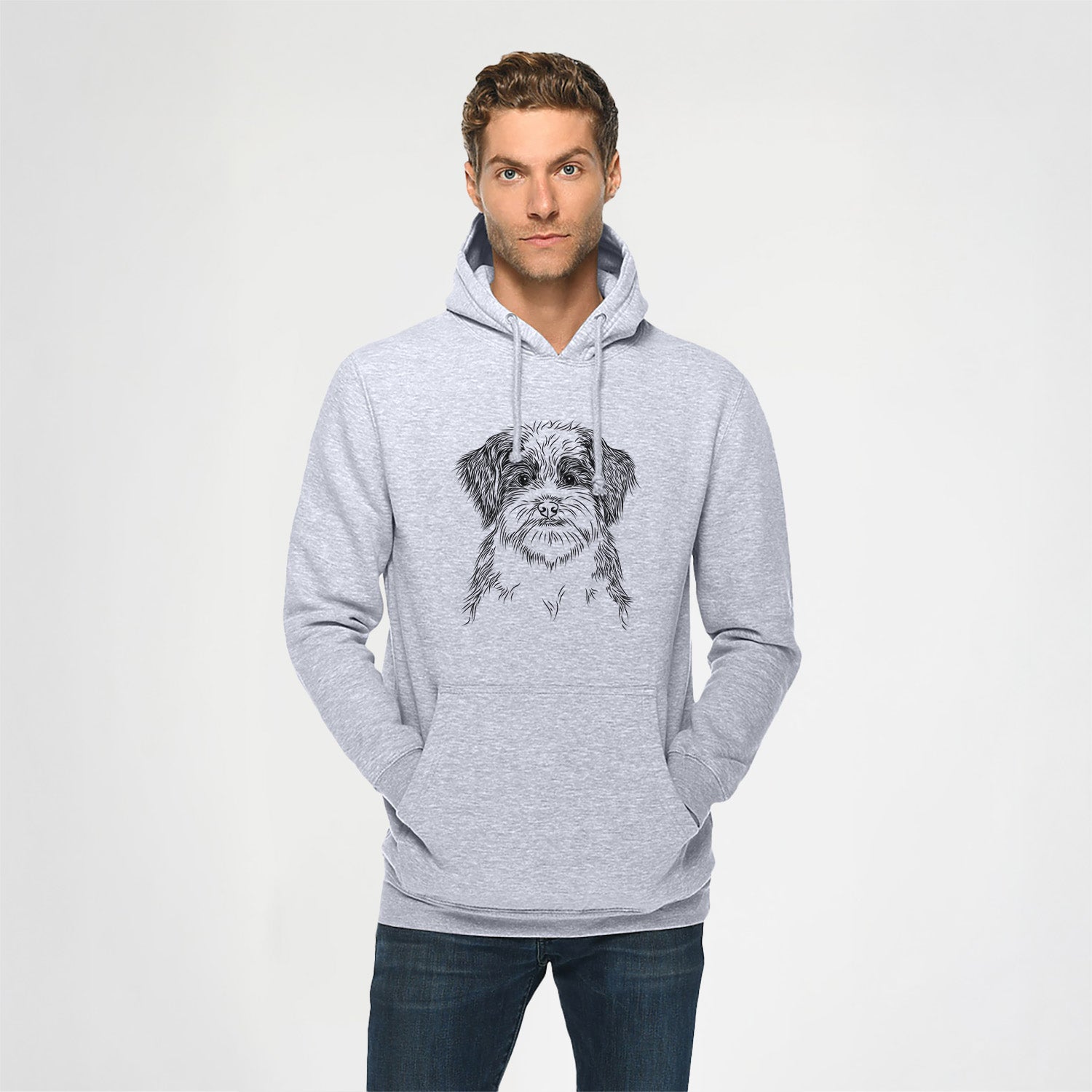 Asa the Havanese- Heavyweight Fleece Hoodie