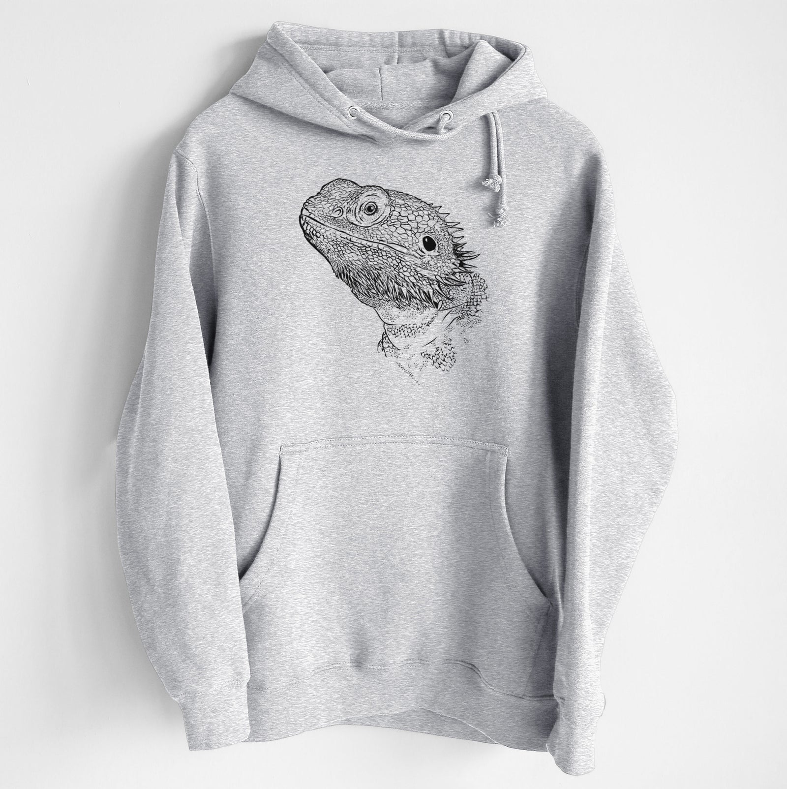Ash the Bearded Dragon- Heavyweight Fleece Hoodie