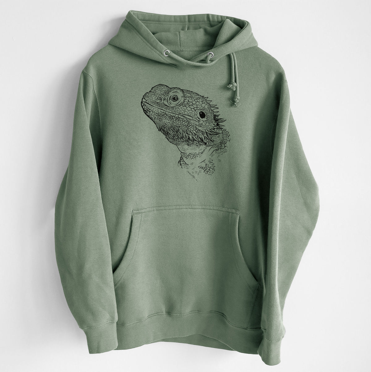 Ash the Bearded Dragon- Heavyweight Fleece Hoodie