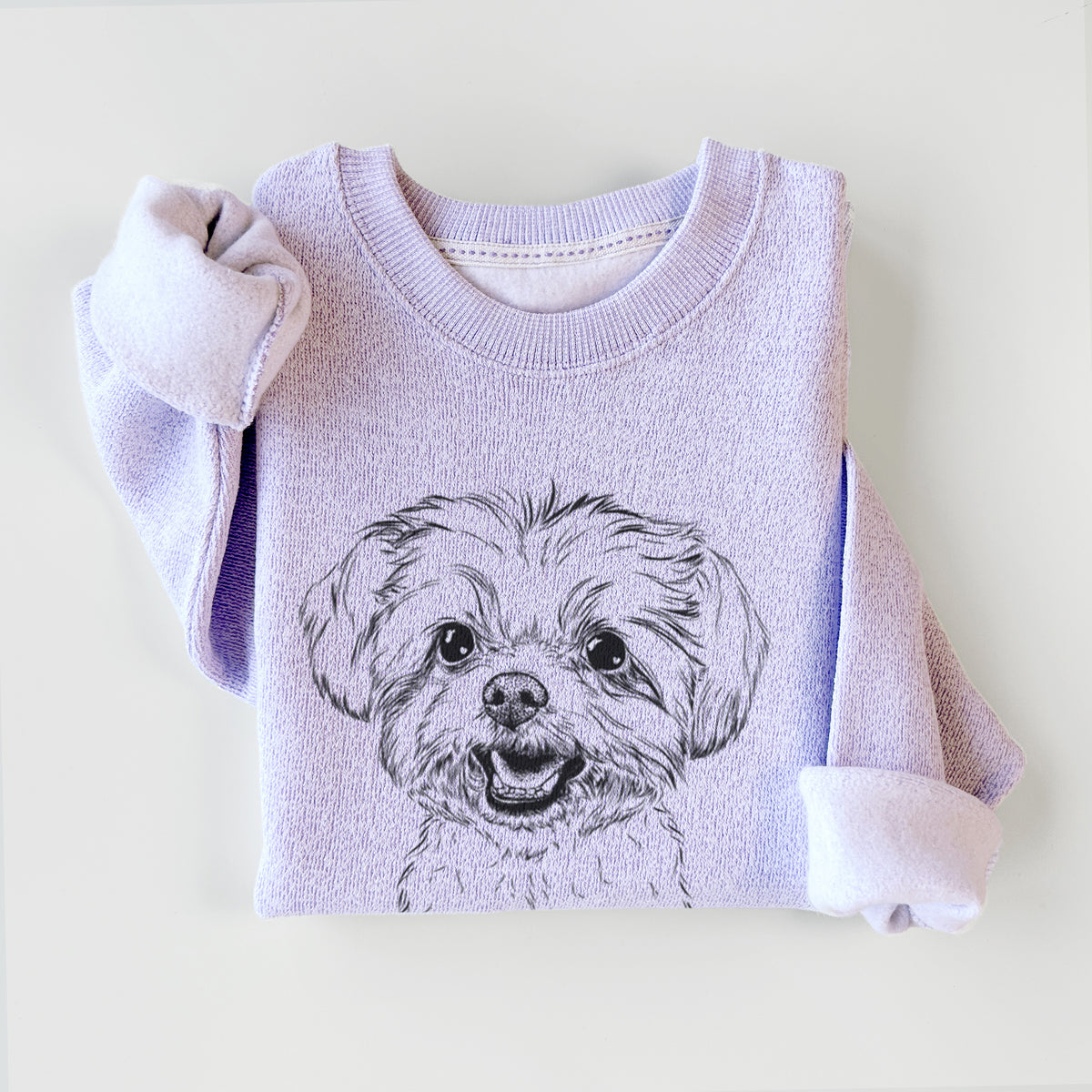 Aspen the Morkie - Knit Sweatshirt