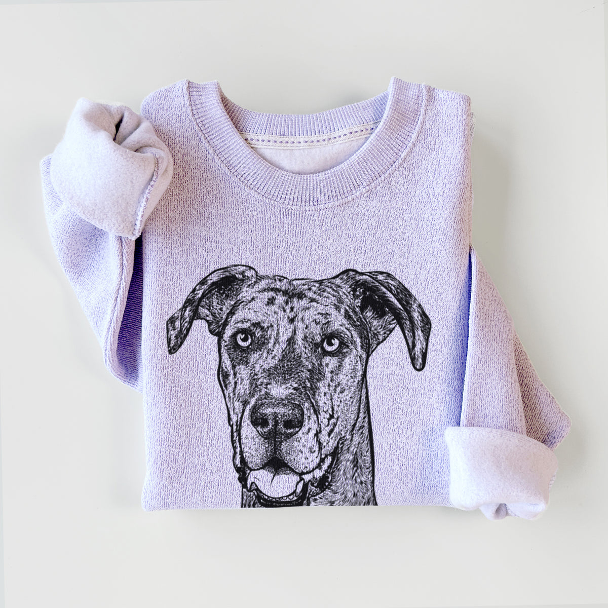 Athena the Merle Great Dane - Knit Sweatshirt