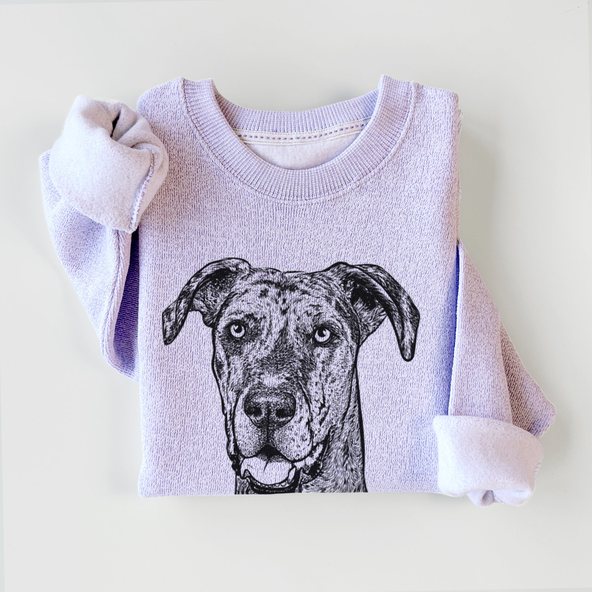 Athena the Merle Great Dane - Knit Sweatshirt