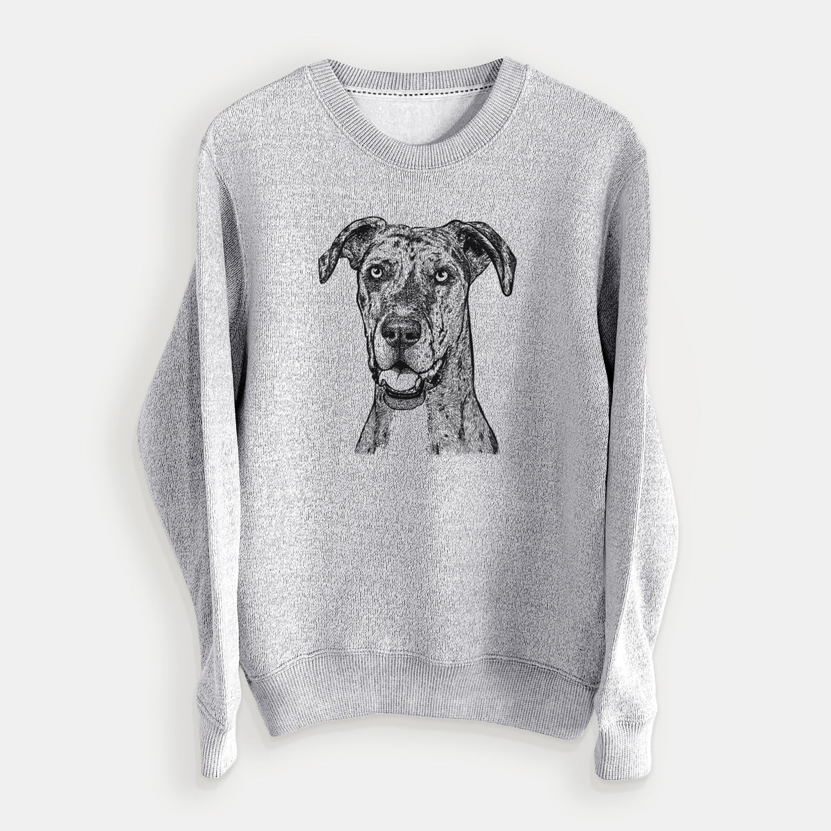Athena the Merle Great Dane - Knit Sweatshirt