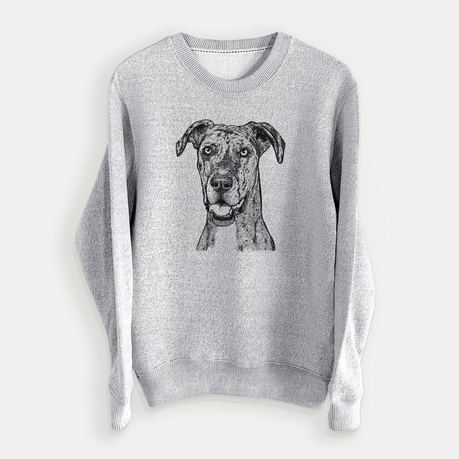 Athena the Merle Great Dane - Knit Sweatshirt