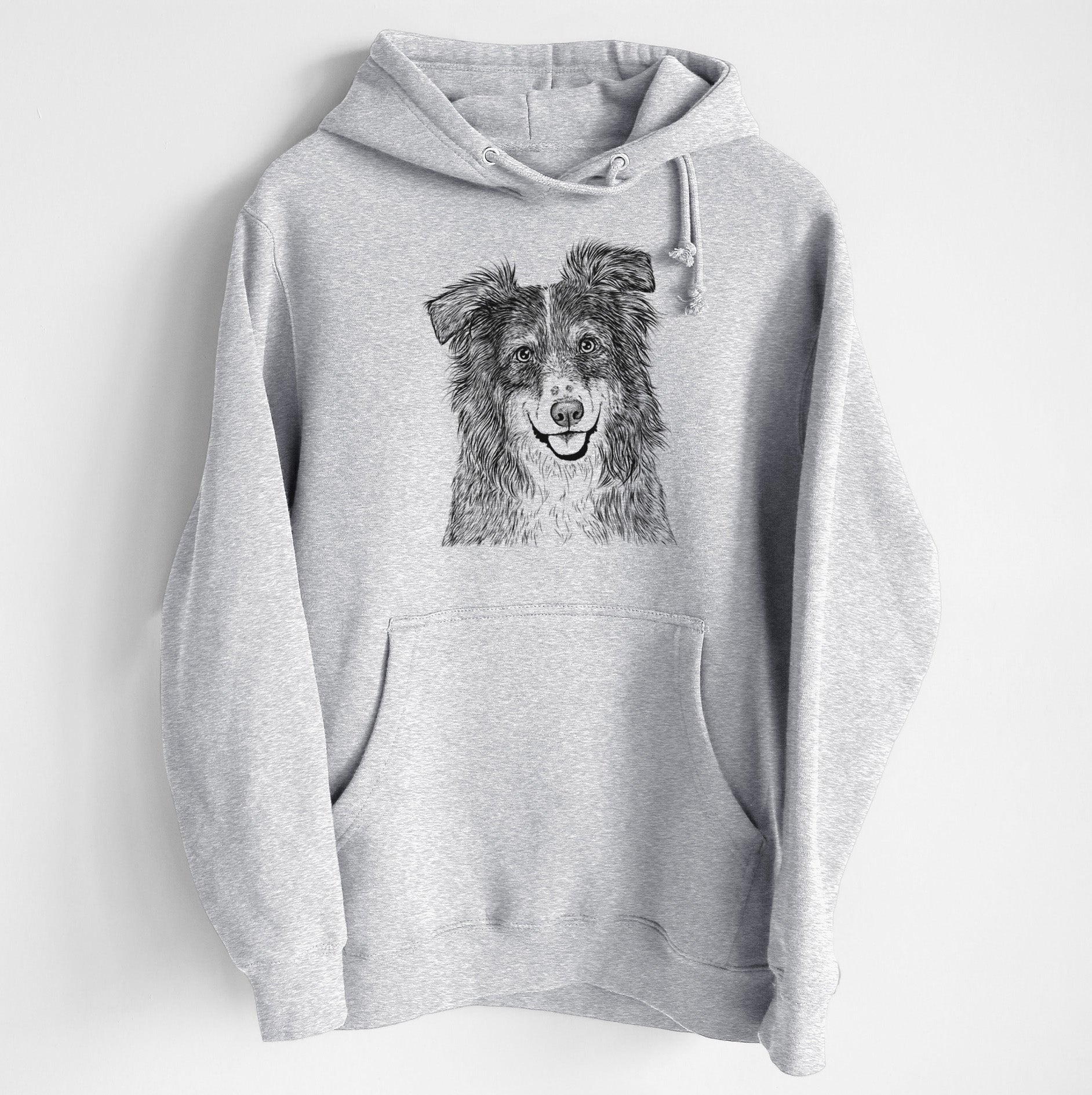 Aushe the Australian Shepherd- Heavyweight Fleece Hoodie