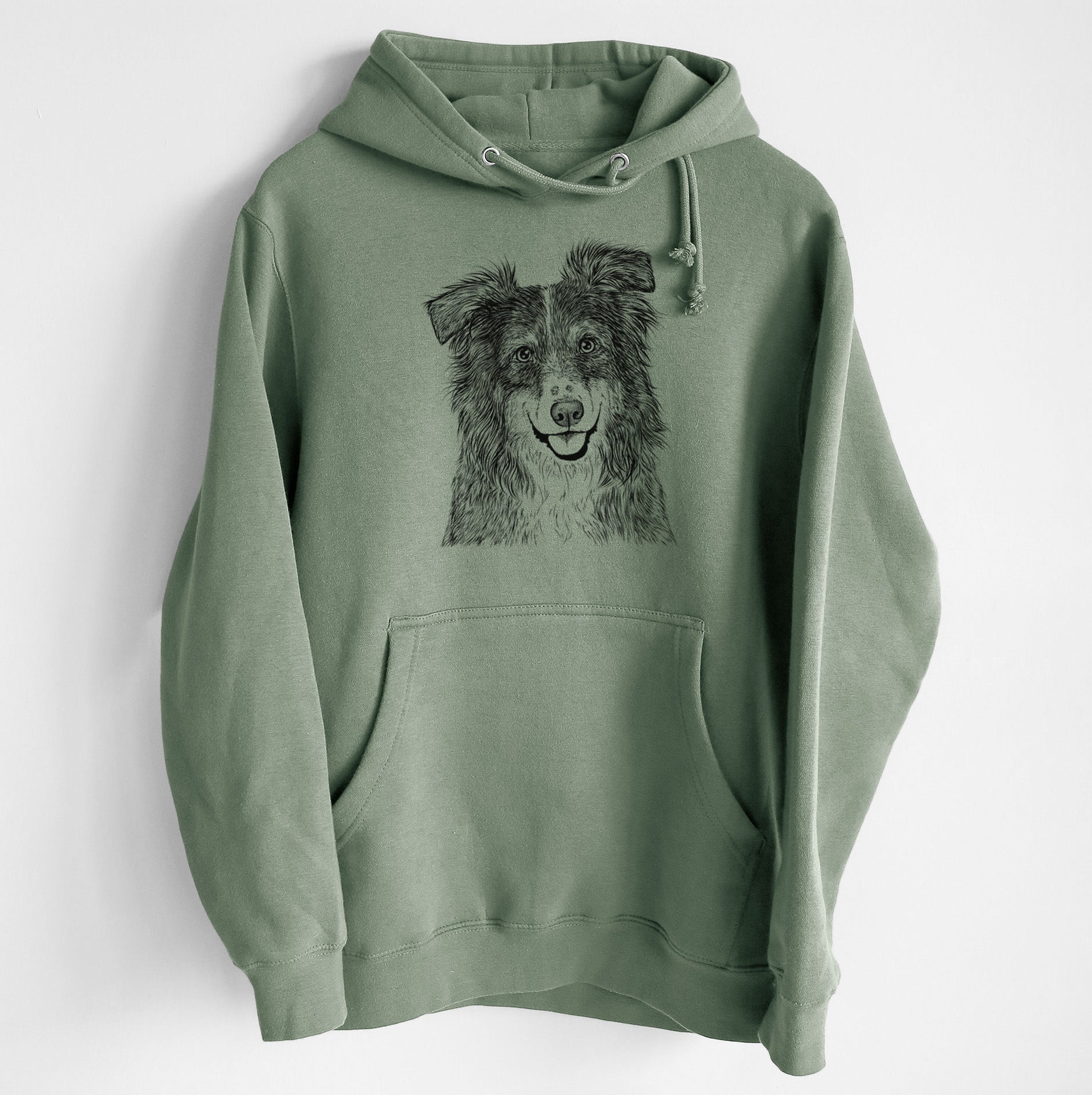 Aushe the Australian Shepherd- Heavyweight Fleece Hoodie