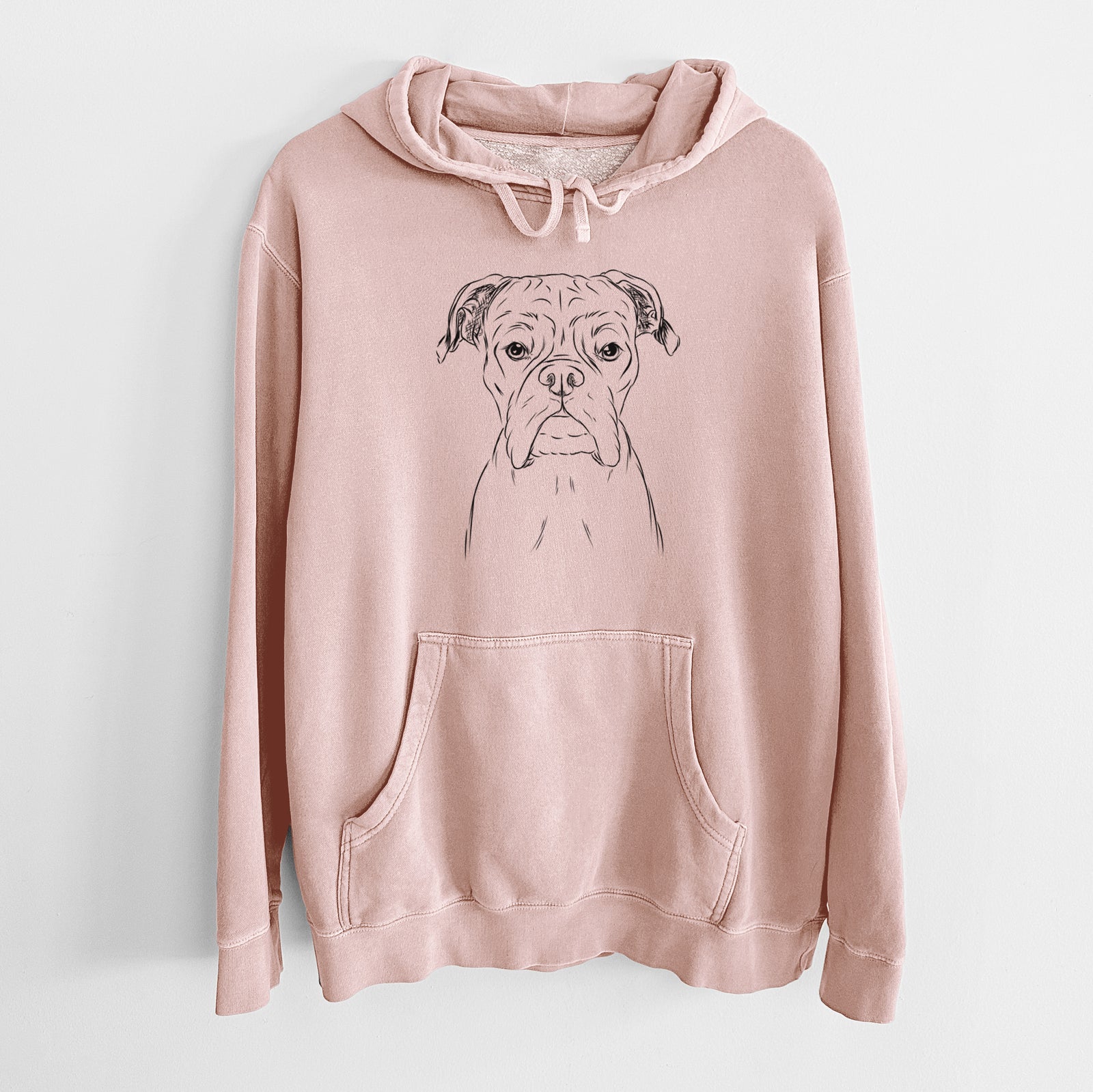 Bare Axel the Boxer - Unisex Pigment Dyed Hoodie