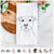 Bailey the American Staffordshire Terrier Tea Towel