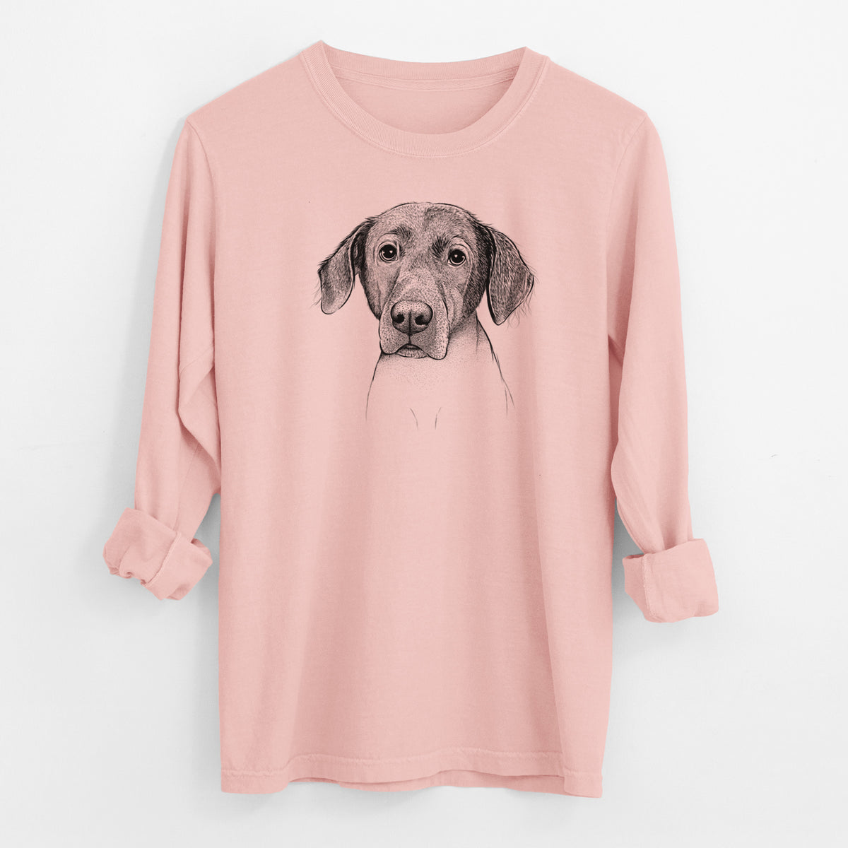 Bare Baldwin the Mixed Breed - Men's Heavyweight 100% Cotton Long Sleeve