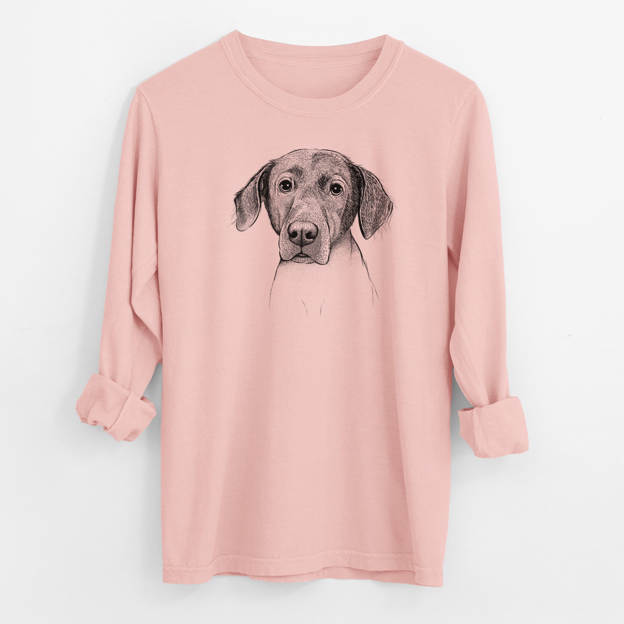 Bare Baldwin the Mixed Breed - Men's Heavyweight 100% Cotton Long Sleeve