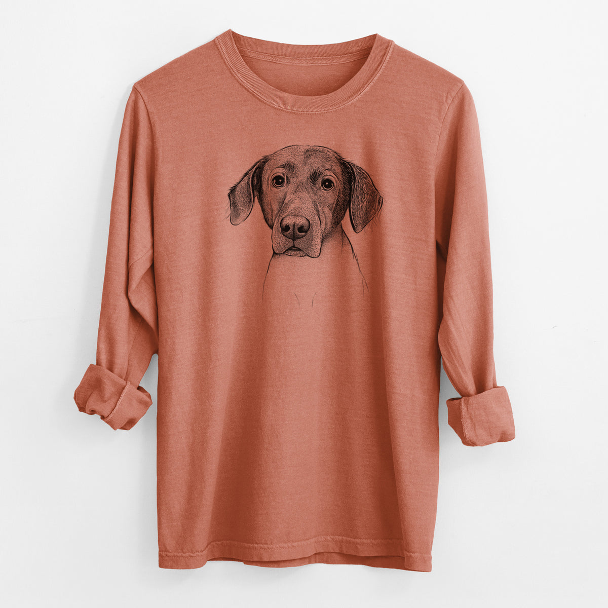 Bare Baldwin the Mixed Breed - Men's Heavyweight 100% Cotton Long Sleeve