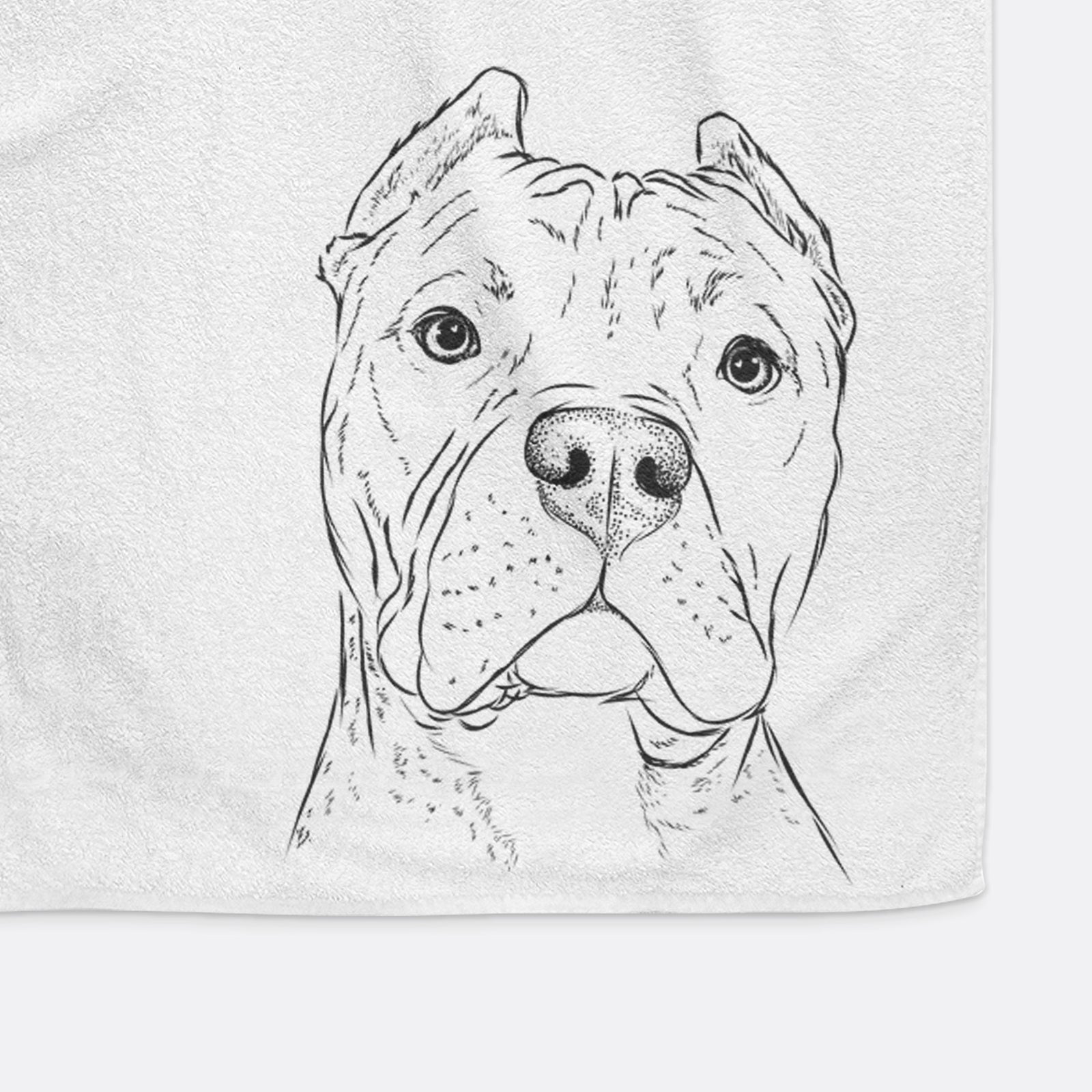Bam Bam the Pitbull Decorative Hand Towel