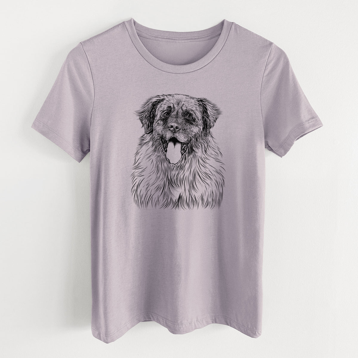 Bare Bamboo the Leonberger - Women's Lightweight Relaxed Fit 100% Cotton Crewneck