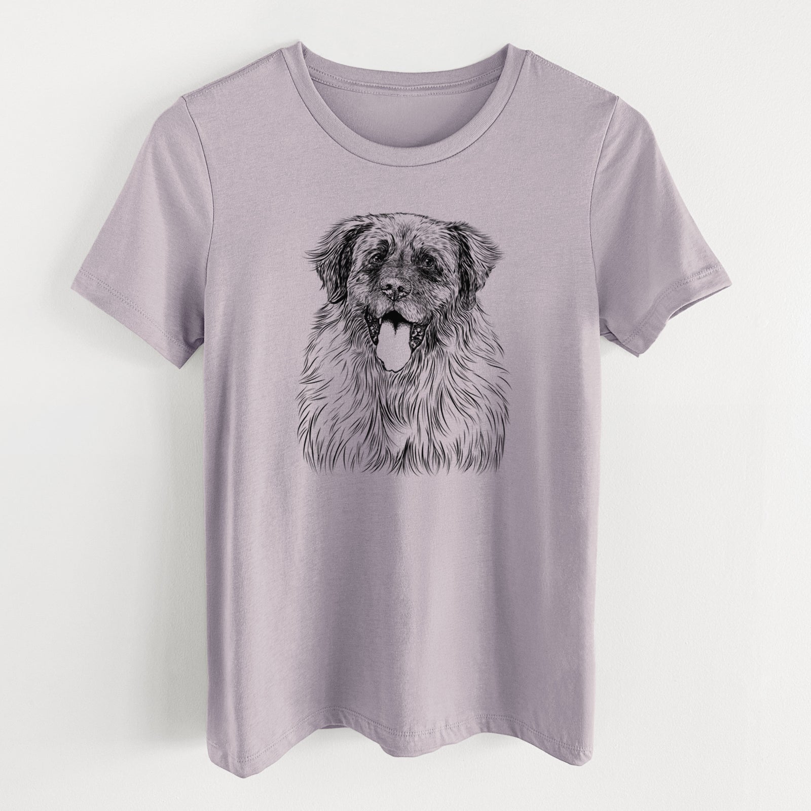 Bare Bamboo the Leonberger - Women's Lightweight Relaxed Fit 100% Cotton Crewneck