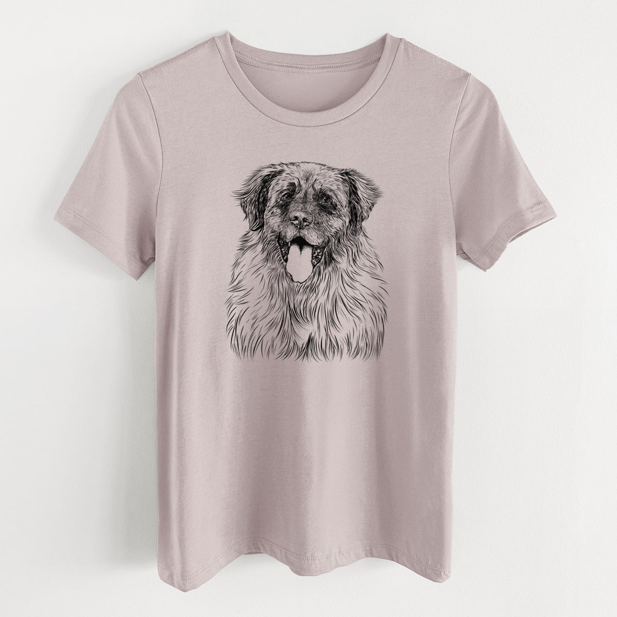 Bare Bamboo the Leonberger - Women's Lightweight Relaxed Fit 100% Cotton Crewneck