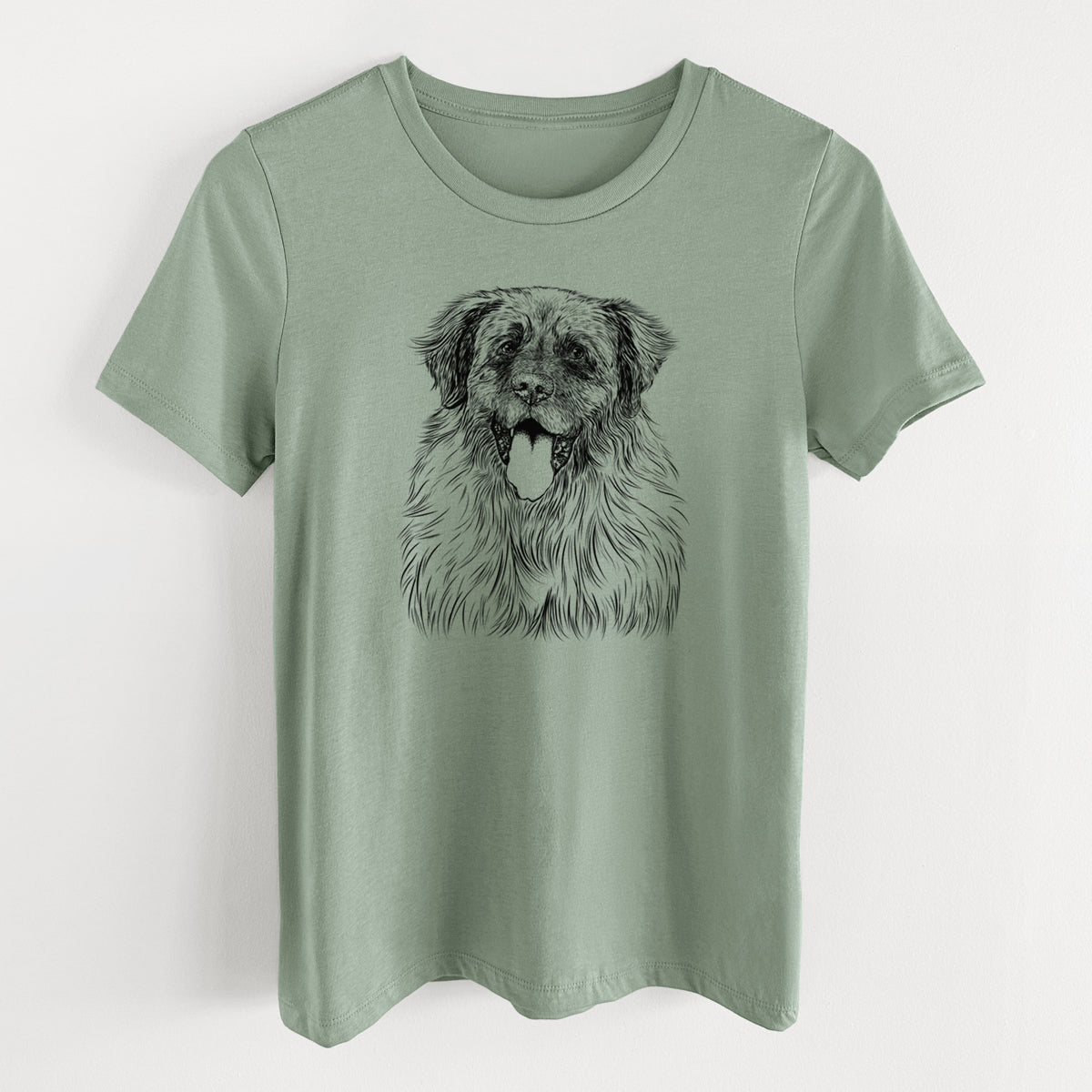 Bare Bamboo the Leonberger - Women's Lightweight Relaxed Fit 100% Cotton Crewneck