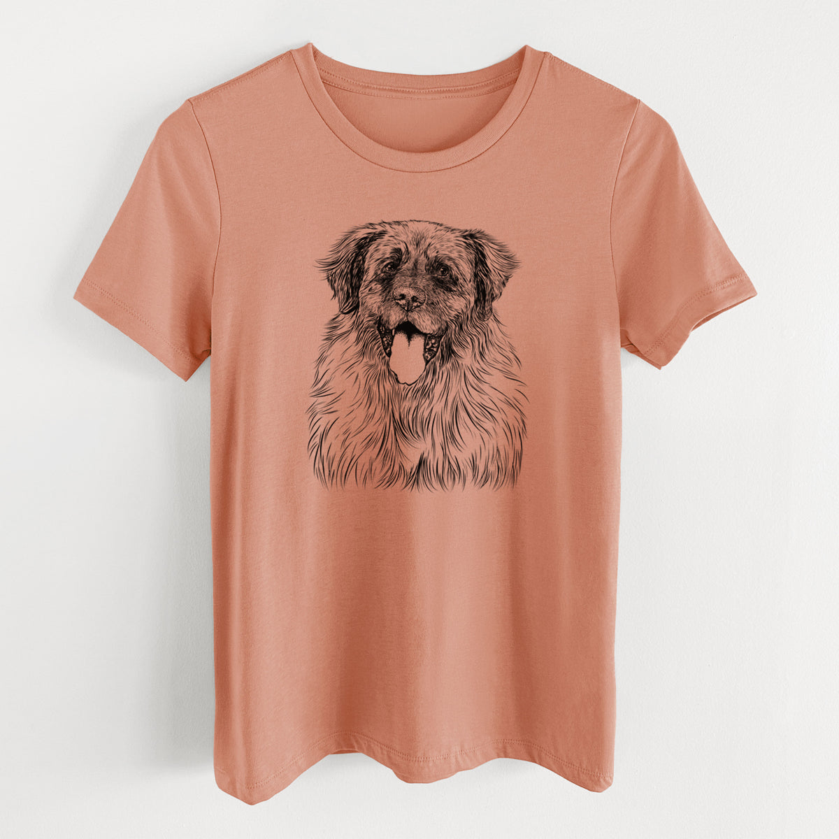 Bare Bamboo the Leonberger - Women's Lightweight Relaxed Fit 100% Cotton Crewneck