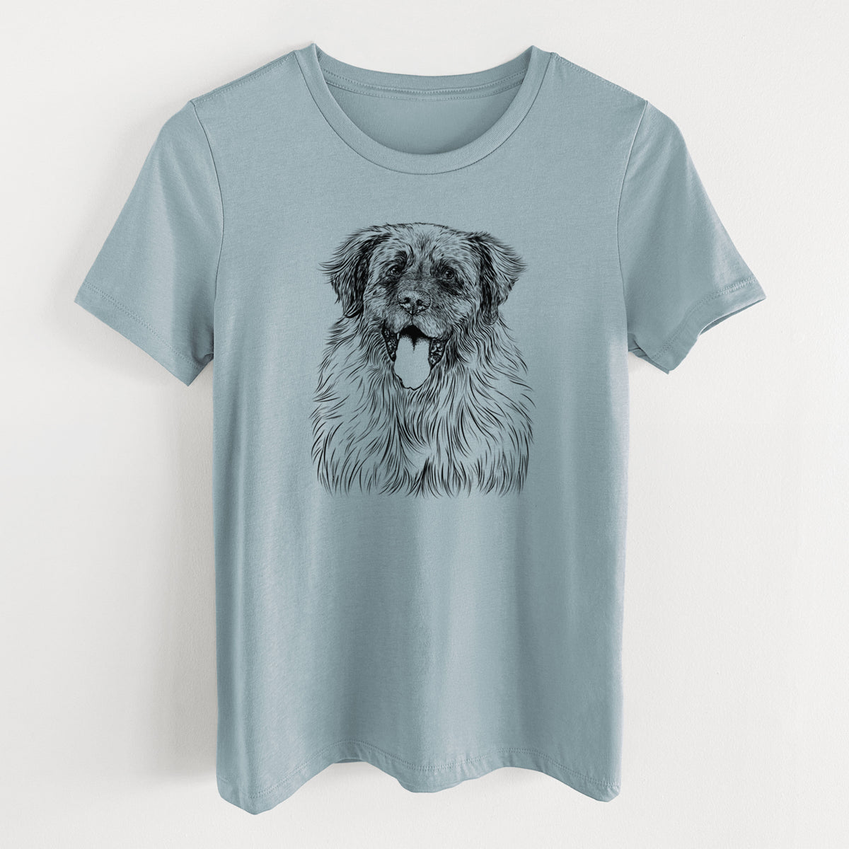 Bare Bamboo the Leonberger - Women's Lightweight Relaxed Fit 100% Cotton Crewneck