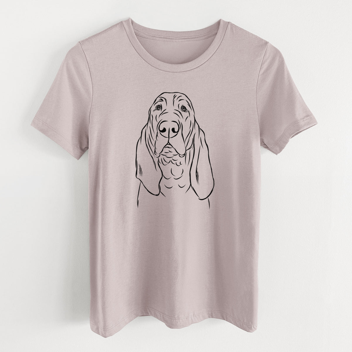 Bare Baron the Bloodhound - Women's Lightweight Relaxed Fit 100% Cotton Crewneck