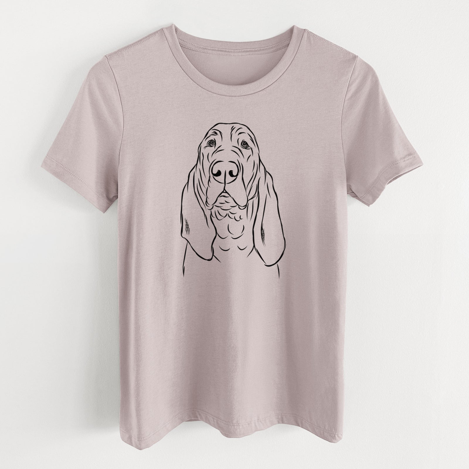 Bare Baron the Bloodhound - Women's Lightweight Relaxed Fit 100% Cotton Crewneck