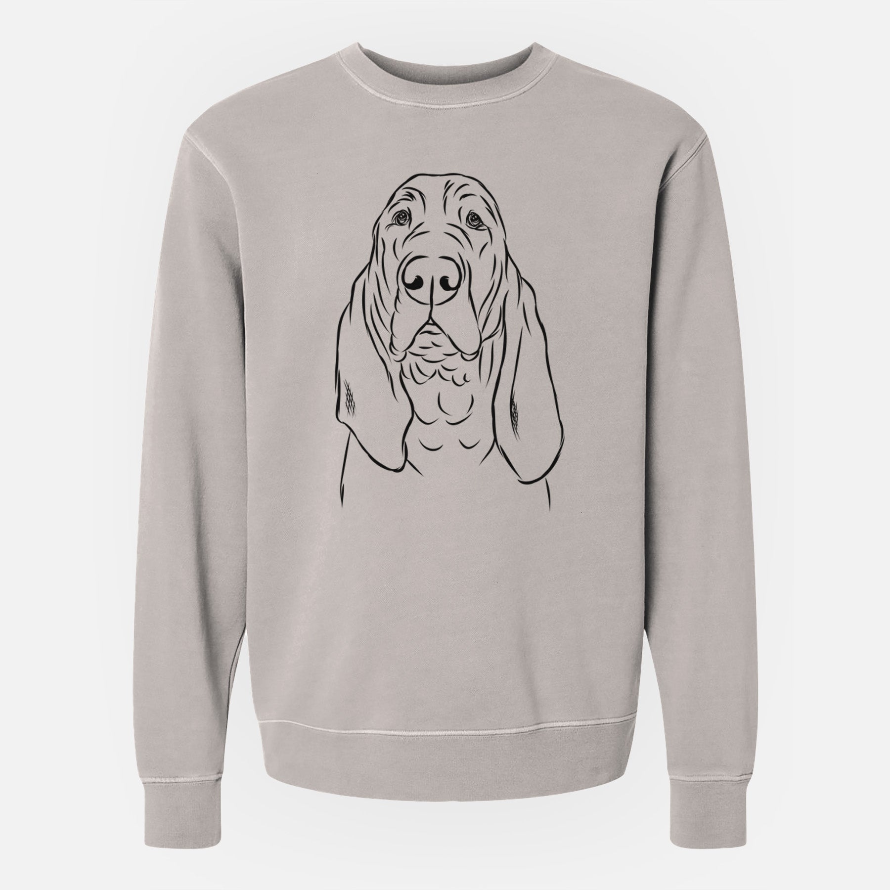 Bare Baron the Bloodhound - Unisex Pigment Dyed Crew Sweatshirt