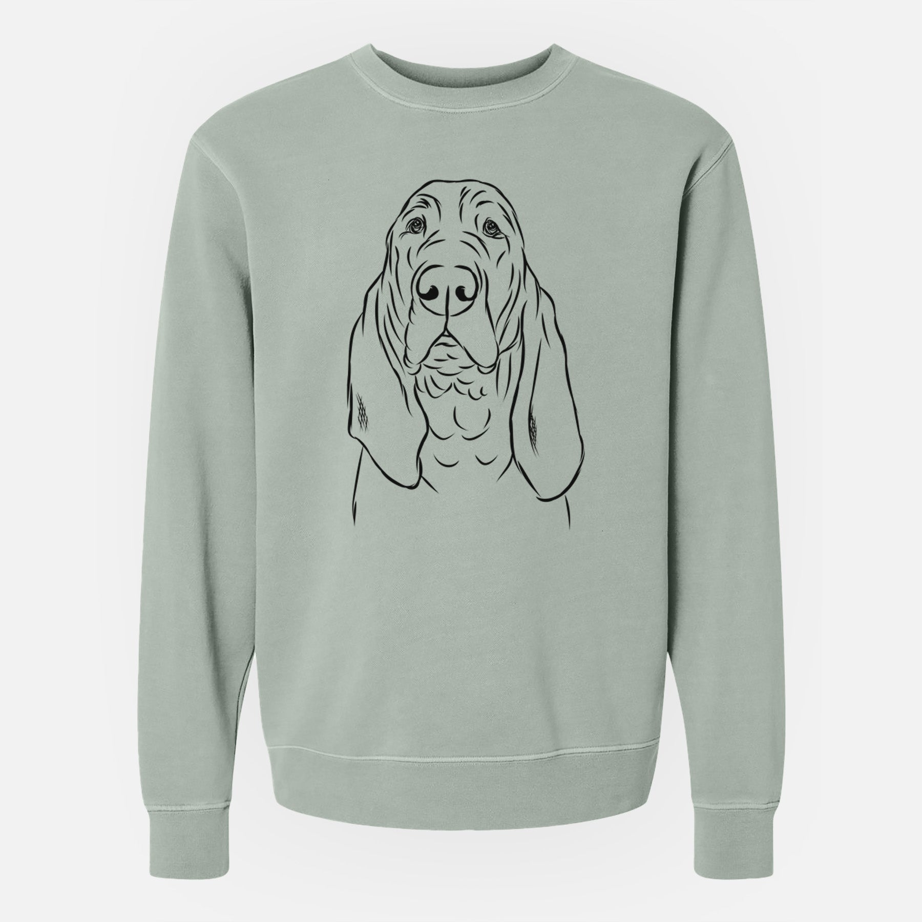 Bare Baron the Bloodhound - Unisex Pigment Dyed Crew Sweatshirt