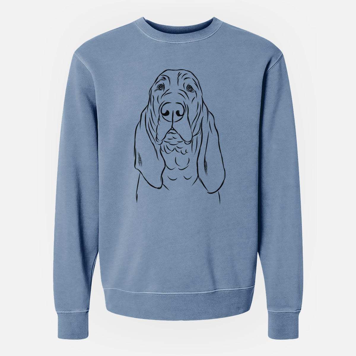 Bare Baron the Bloodhound - Unisex Pigment Dyed Crew Sweatshirt