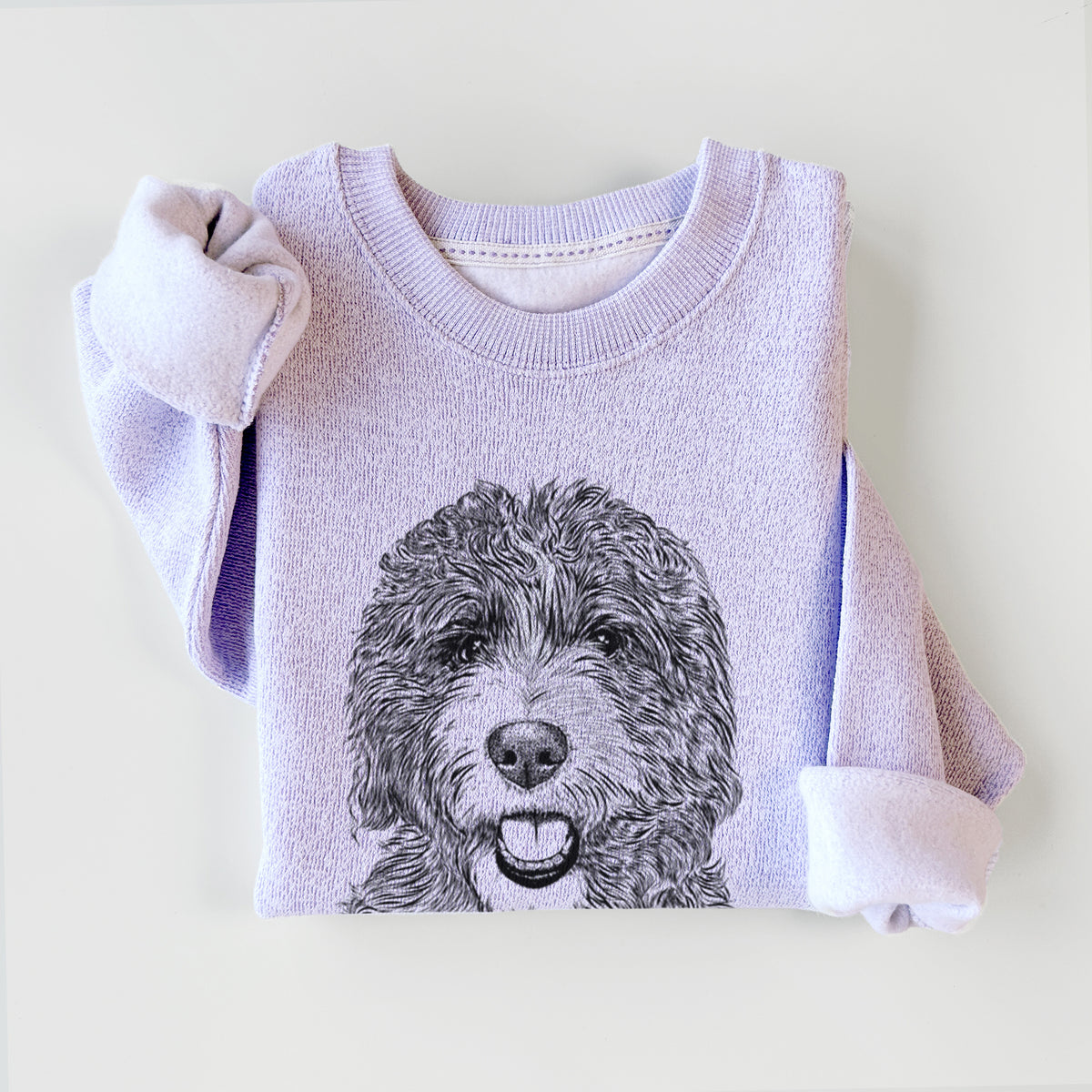 Bash the Bernedoodle - Knit Sweatshirt