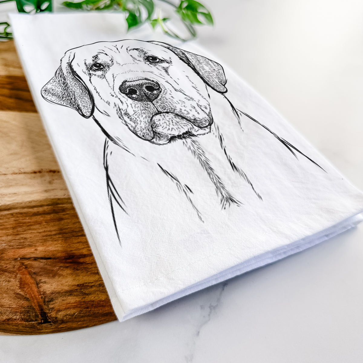 Beau the Broholmer Tea Towel