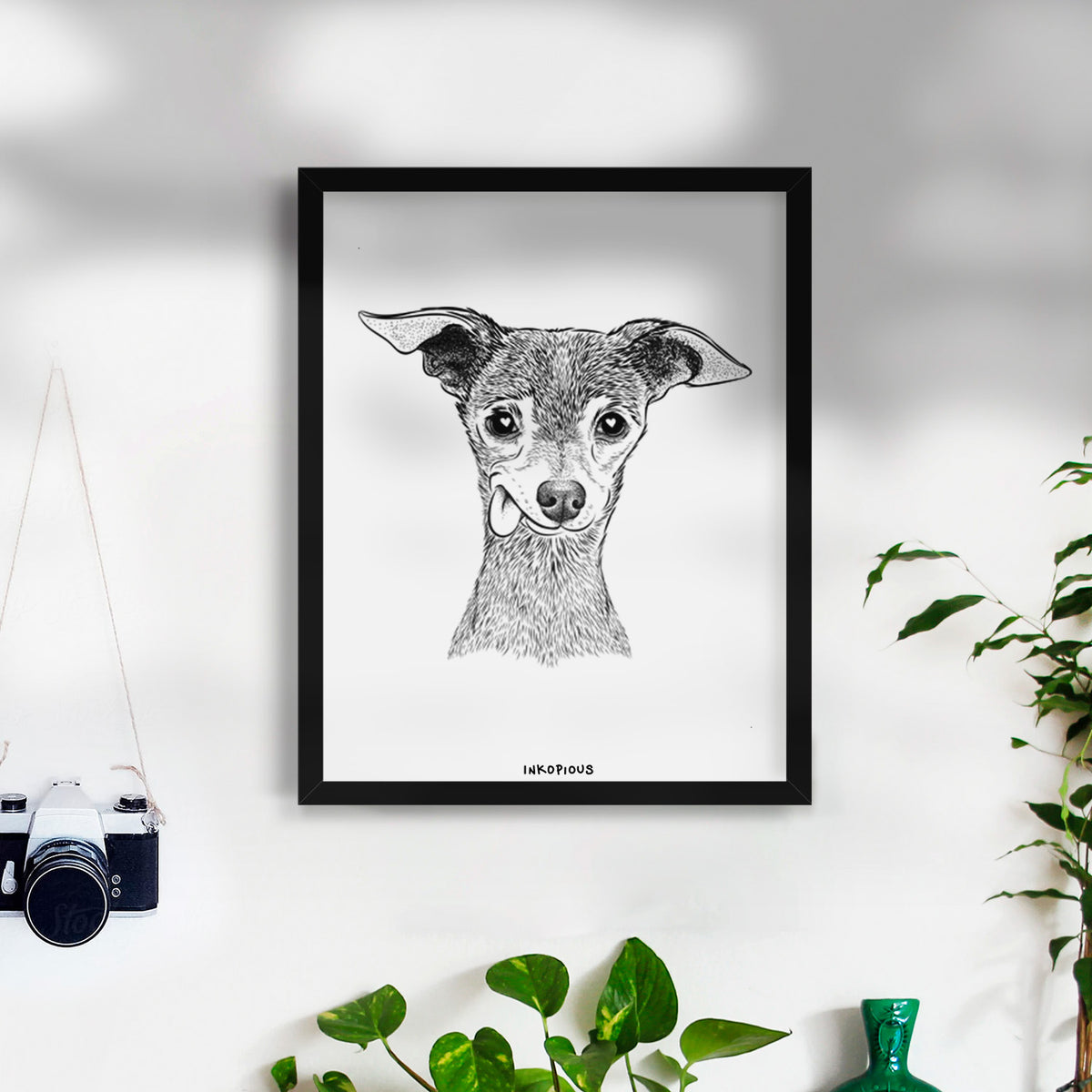 Bebe the Chihuahua Art Print
