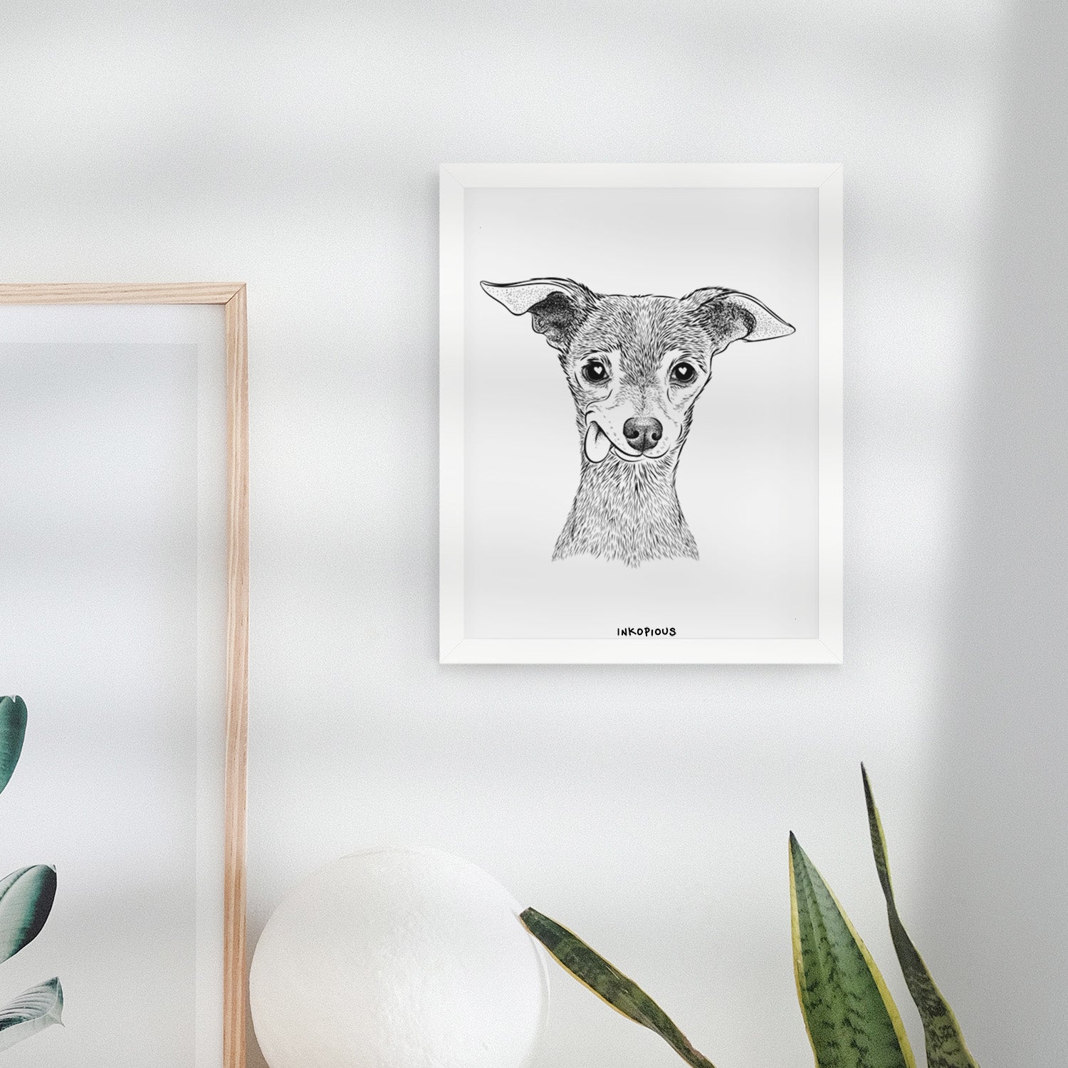 Bebe the Chihuahua Art Print