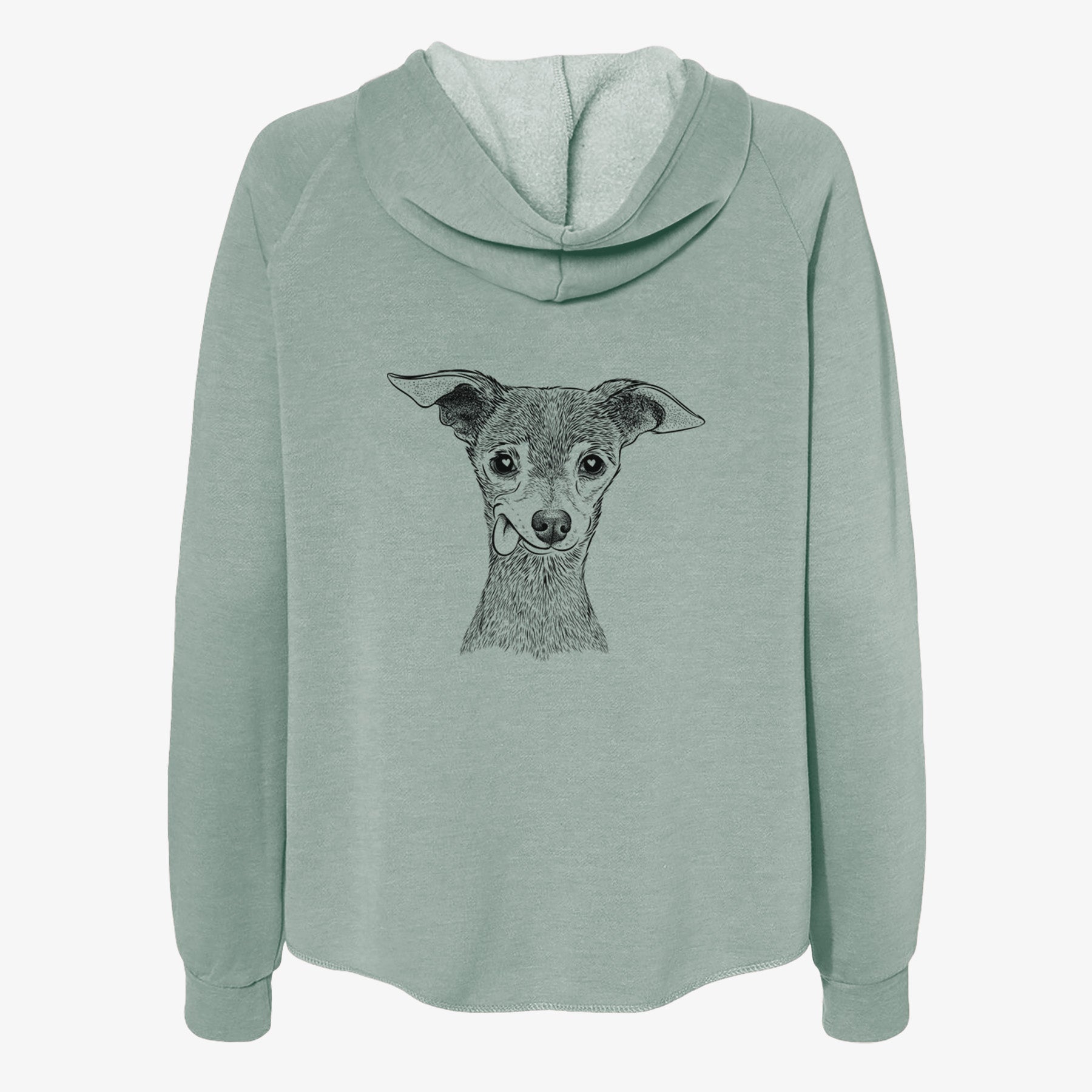 Bebe the Chihuahua - Women's Cali Wave Zip-Up Sweatshirt