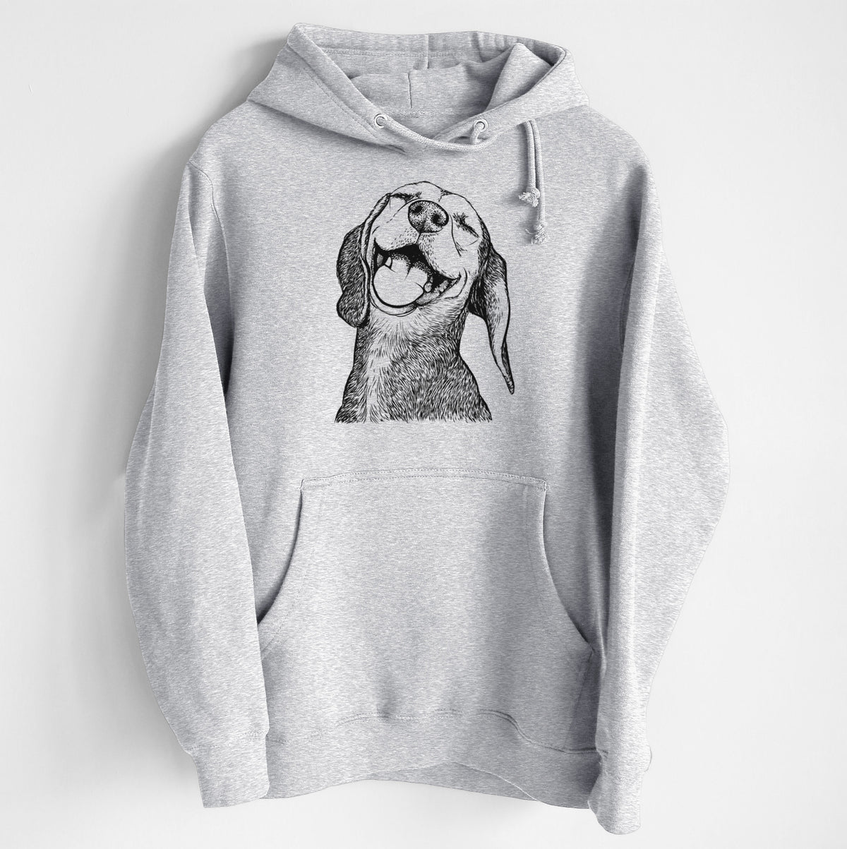 Belle the Hound Mix- Heavyweight Fleece Hoodie