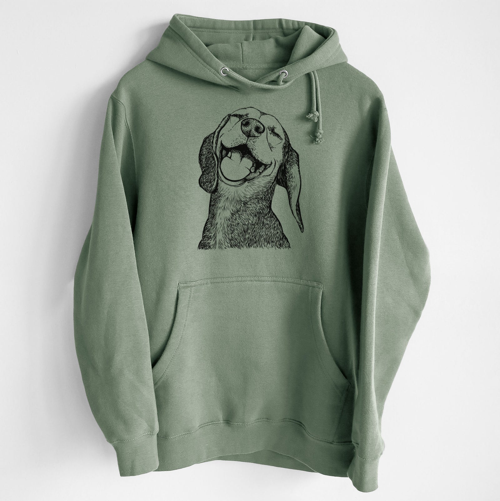 Belle the Hound Mix- Heavyweight Fleece Hoodie