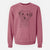 Bare Benjamin the Border Terrier - Unisex Pigment Dyed Crew Sweatshirt