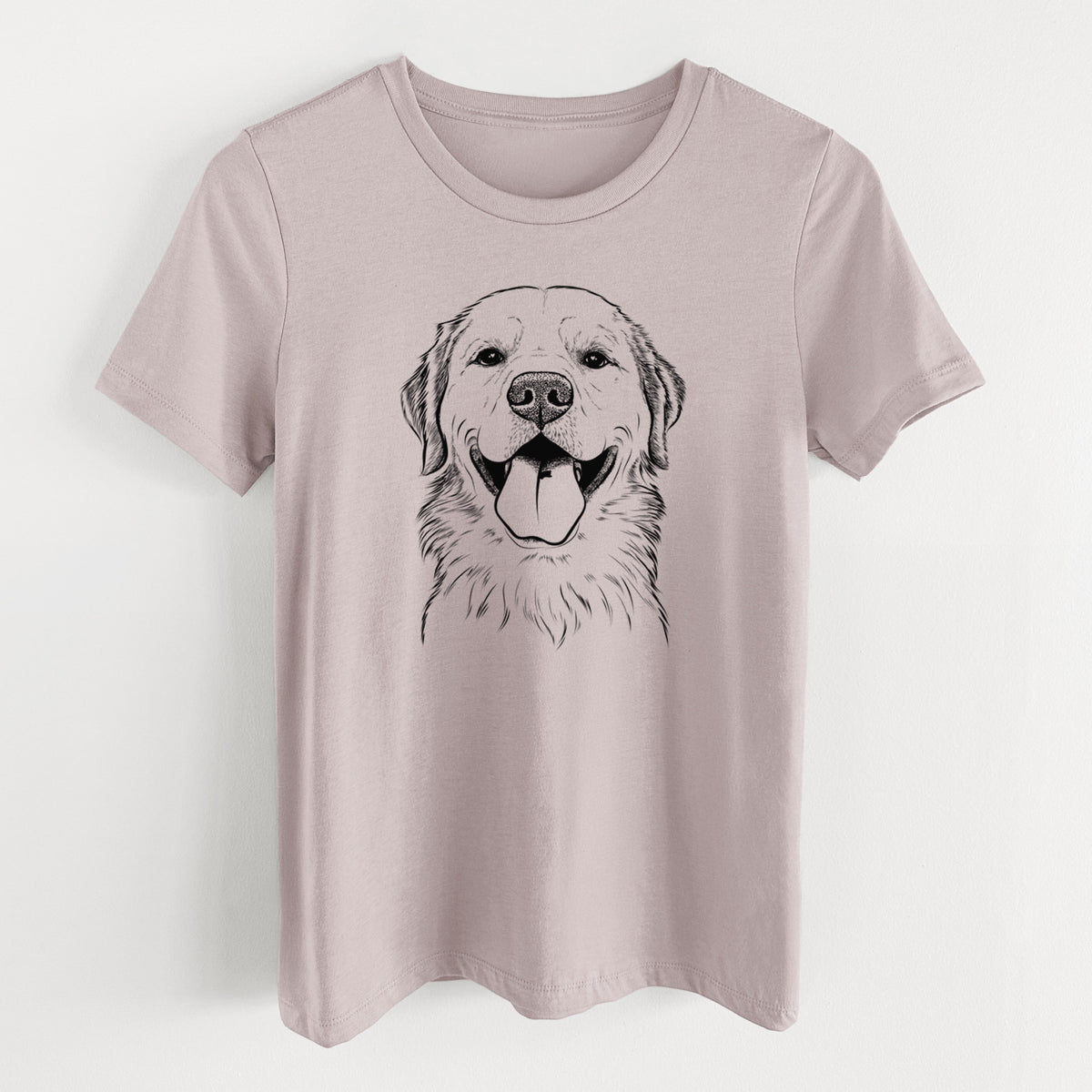 Bare Bennett the Golden Retriever - Women's Lightweight Relaxed Fit 100% Cotton Crewneck