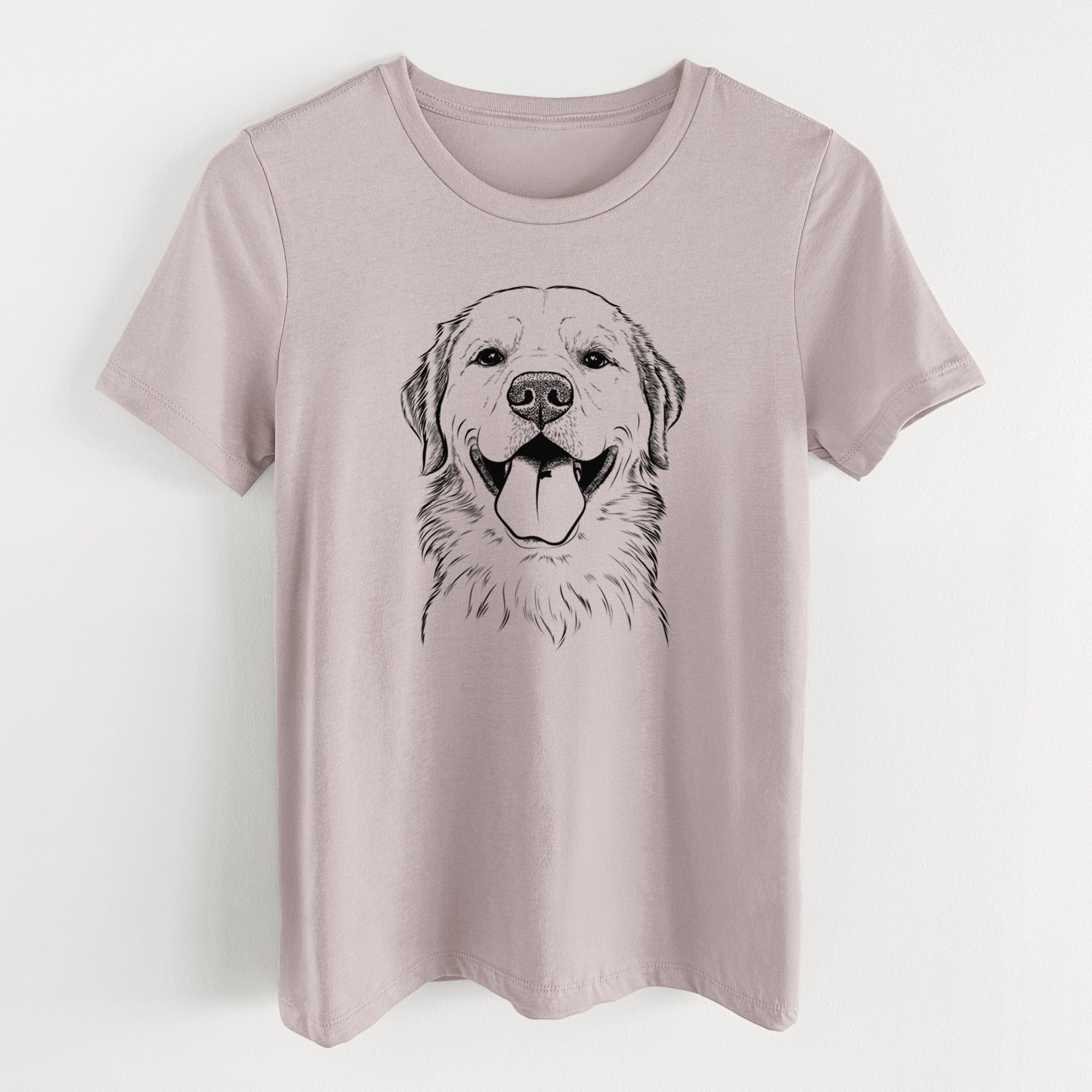 Bare Bennett the Golden Retriever - Women's Lightweight Relaxed Fit 100% Cotton Crewneck