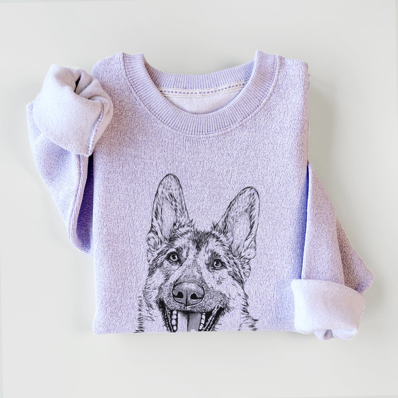 Benson the German Shepherd - Knit Sweatshirt