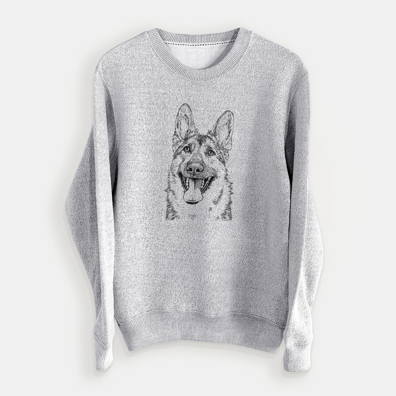 Benson the German Shepherd - Knit Sweatshirt