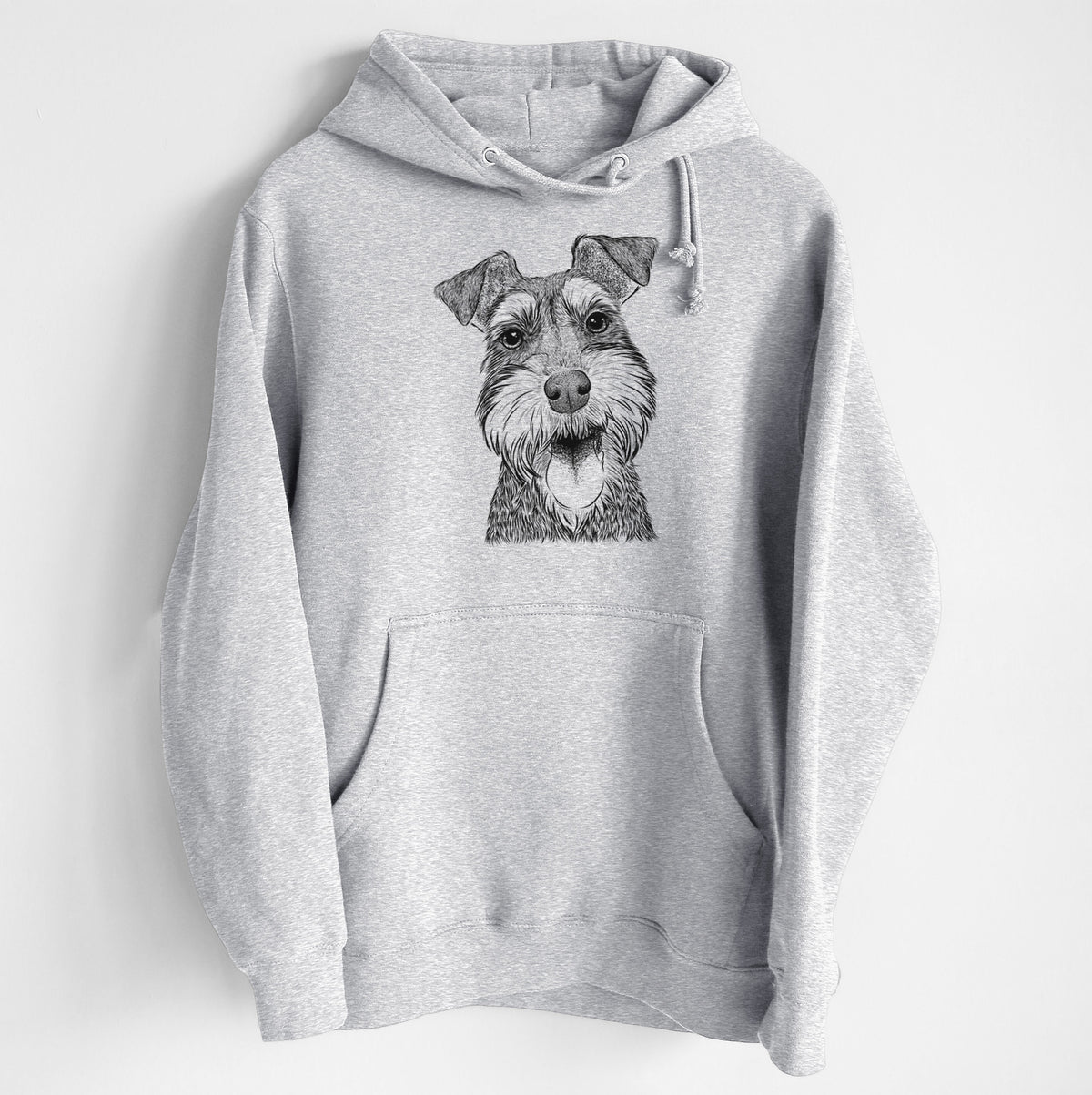Bernadette the Mini Schnauzer- Heavyweight Fleece Hoodie