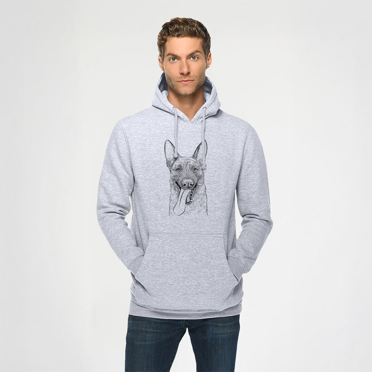 Bessa the Dutch Shepherd- Heavyweight Fleece Hoodie
