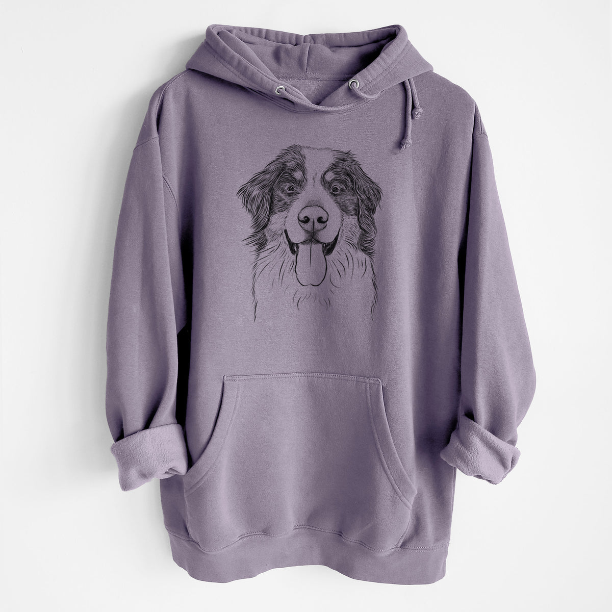Blaze the Bernese Mountain Dog- Heavyweight Fleece Hoodie