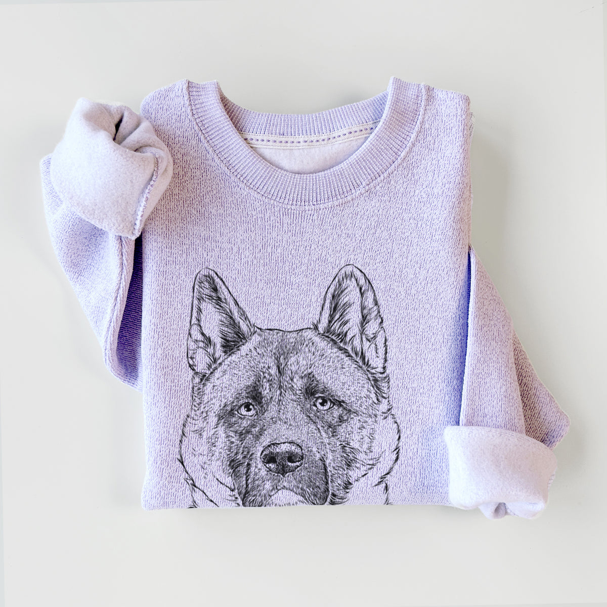 Bo the American Akita - Knit Sweatshirt