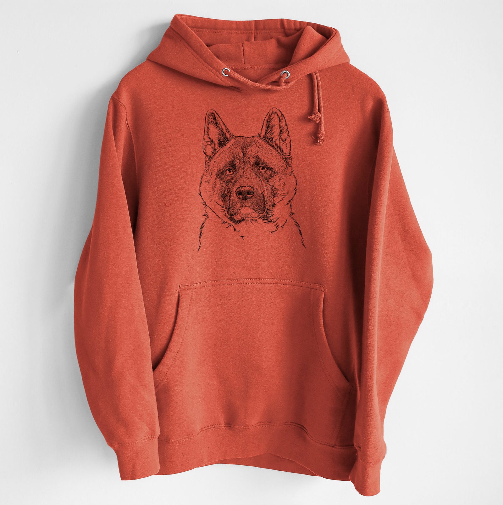 Bo the American Akita- Heavyweight Fleece Hoodie