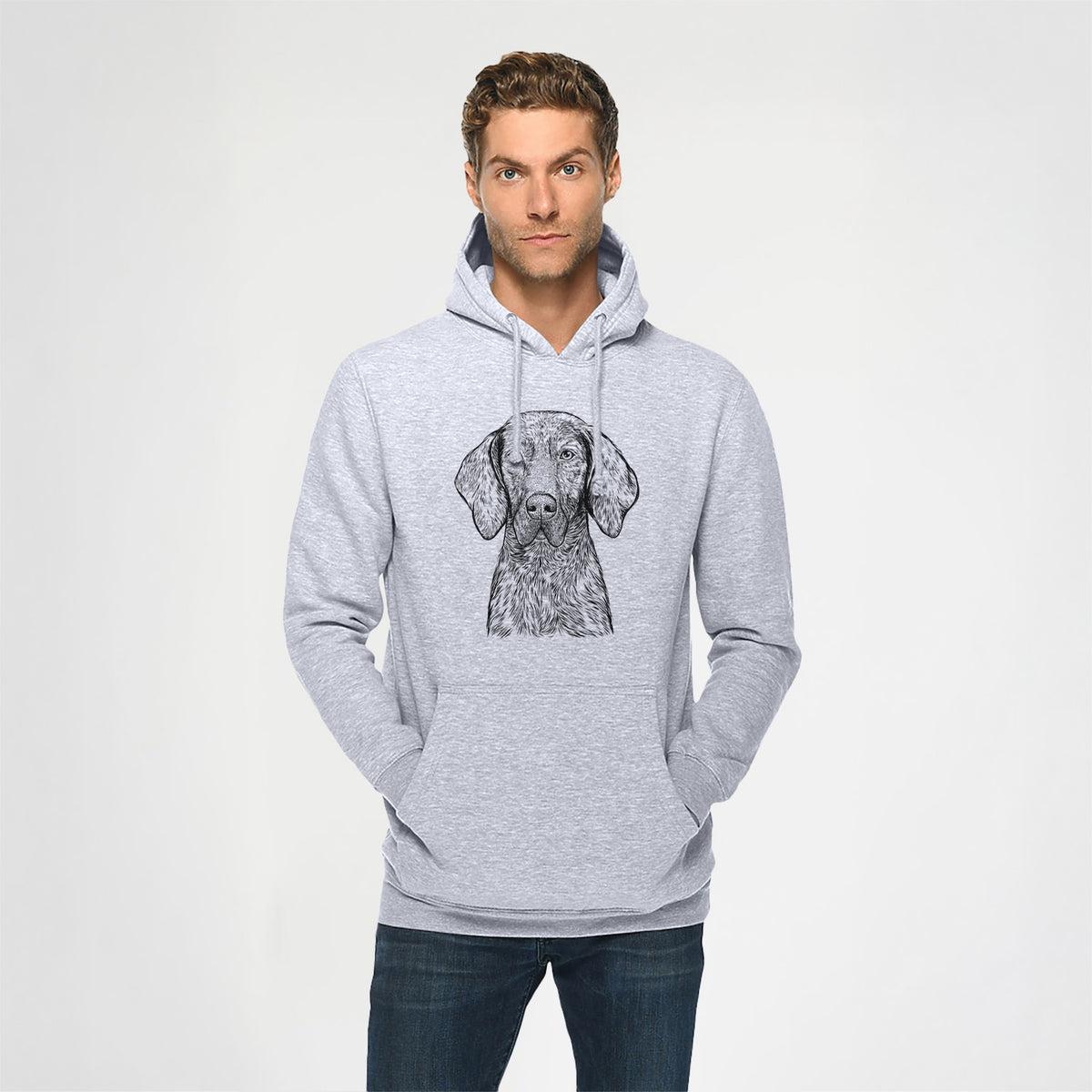 Boone the Plott Hound- Heavyweight Fleece Hoodie