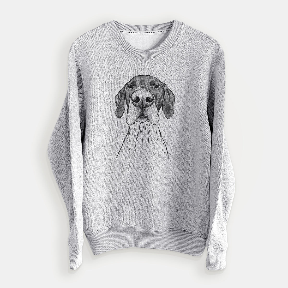 Booze the German Shorthaired Pointer - Knit Sweatshirt