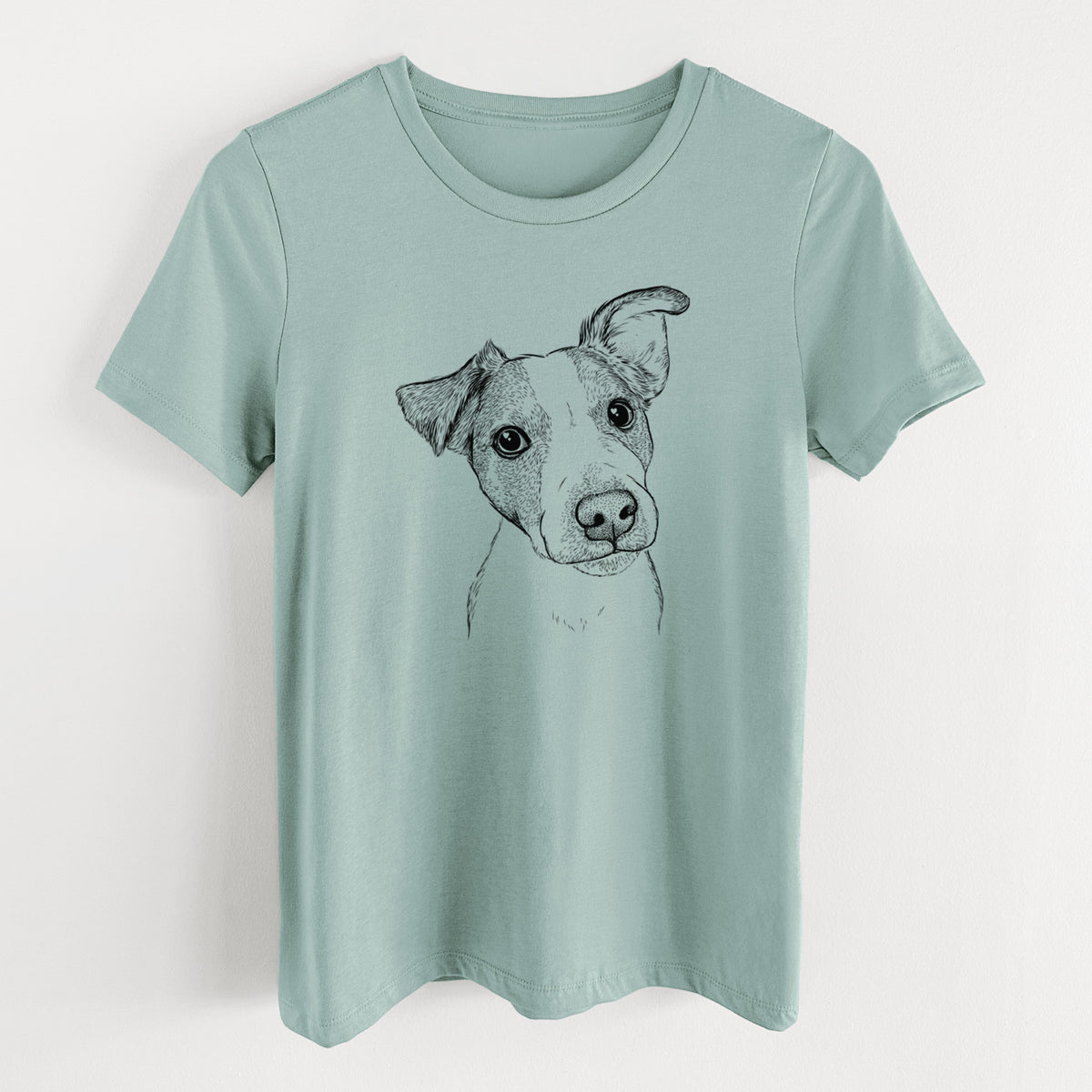 Bare Bosse the Jack Russell Terrier - Women's Lightweight Relaxed Fit 100% Cotton Crewneck