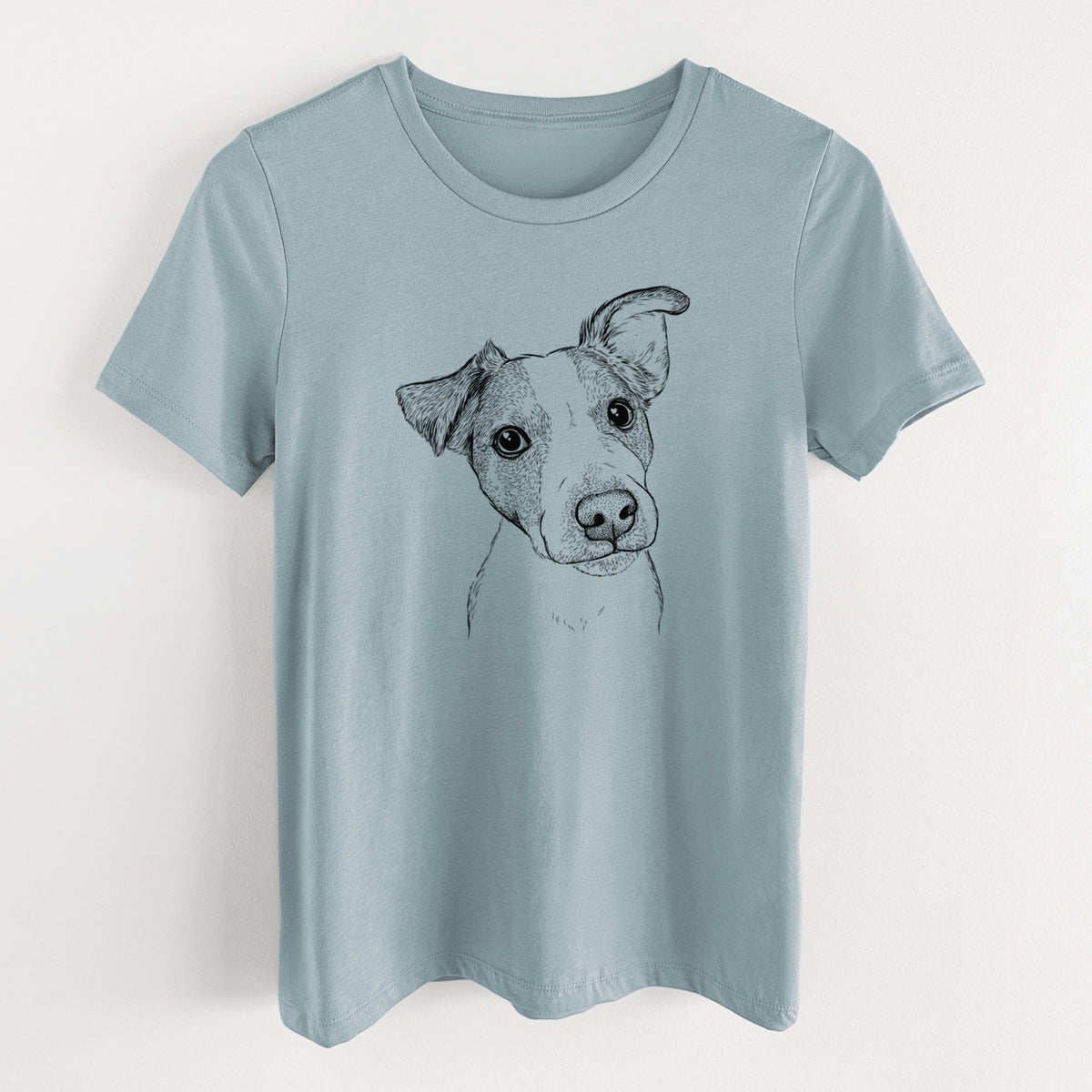 Bare Bosse the Jack Russell Terrier - Women's Lightweight Relaxed Fit 100% Cotton Crewneck