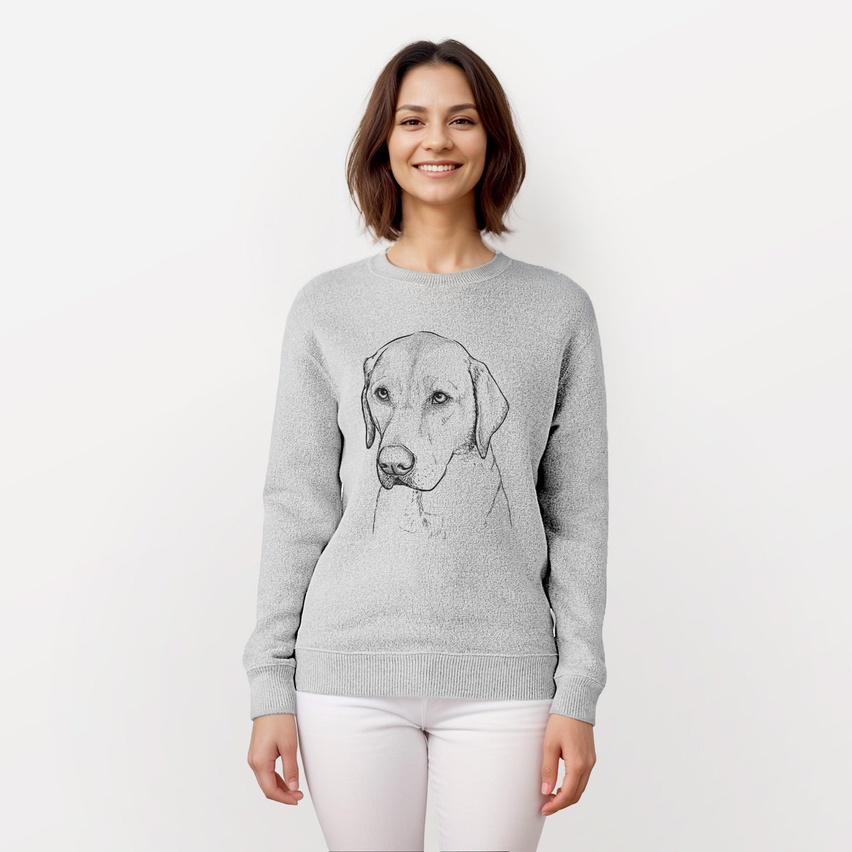 Braxton the Yellow Lab - Knit Sweatshirt